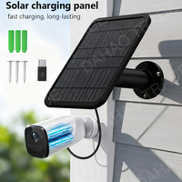 10W 5V Solar Panel Type-C Adapter Outdoor Solar Cell Charger Solar Panels for Security Camera Small Home Light System For iPhone
