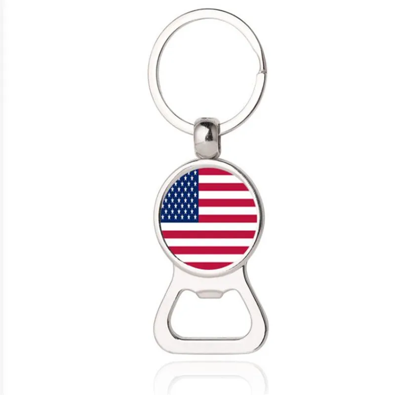 10 x New Car Metal Keychain Keyring Bottle Opener For Malta Peru Greece Spain Hungary America  Flag