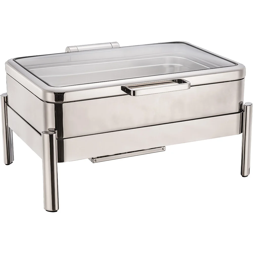 2020 Latest Chafing Dish 9 Liter Stainless Steel Chafing Dish Induction Chafing Dish