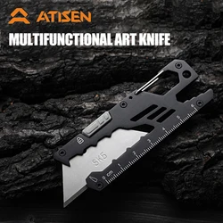 Multifunctional EDC art knife combination carving, portable box opening, paper cutting, letter opening, outdoor home bottle open