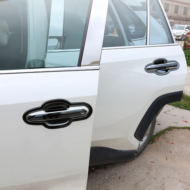 トヨタ RAV4 XA50 2019 2020 2021 2022 2023 2024 ハイブリッド ステンレス製 ドアハンドルボウルカバー 保護トリム アクセサリー