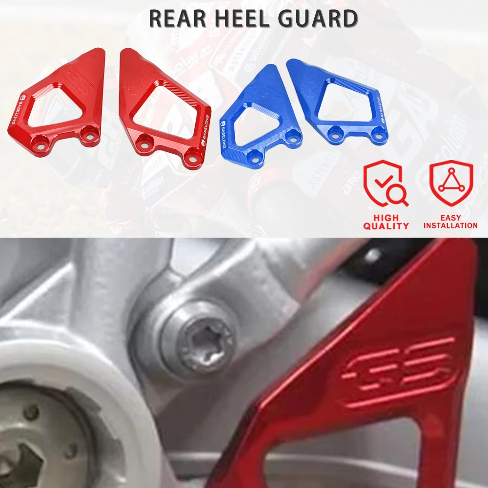 

Motorcycle Rear Heel Guard Foot Peg Rest Protector For BMW R1250 GS R 1250GS ADV R1250GS 18-2024 R1200GS LC Advenutre 2013-2018
