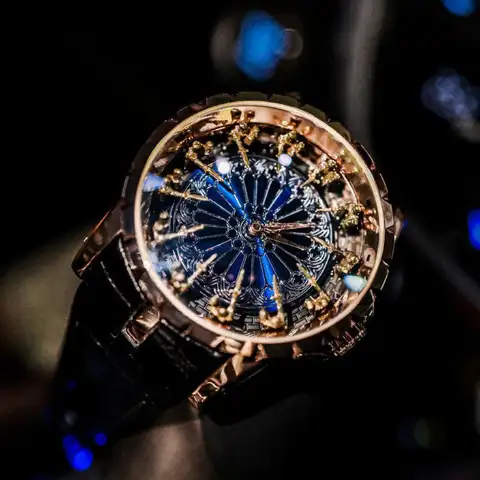 Luxurious and Elegant Men's Watch, Twelve Knights of the Round Table Concept Watch, Non-Mechanical Watch with Wormhole Concept for Men, Niche Brand Men's Watch, Casual Style Fashion Accessory, the Best Gift for Him