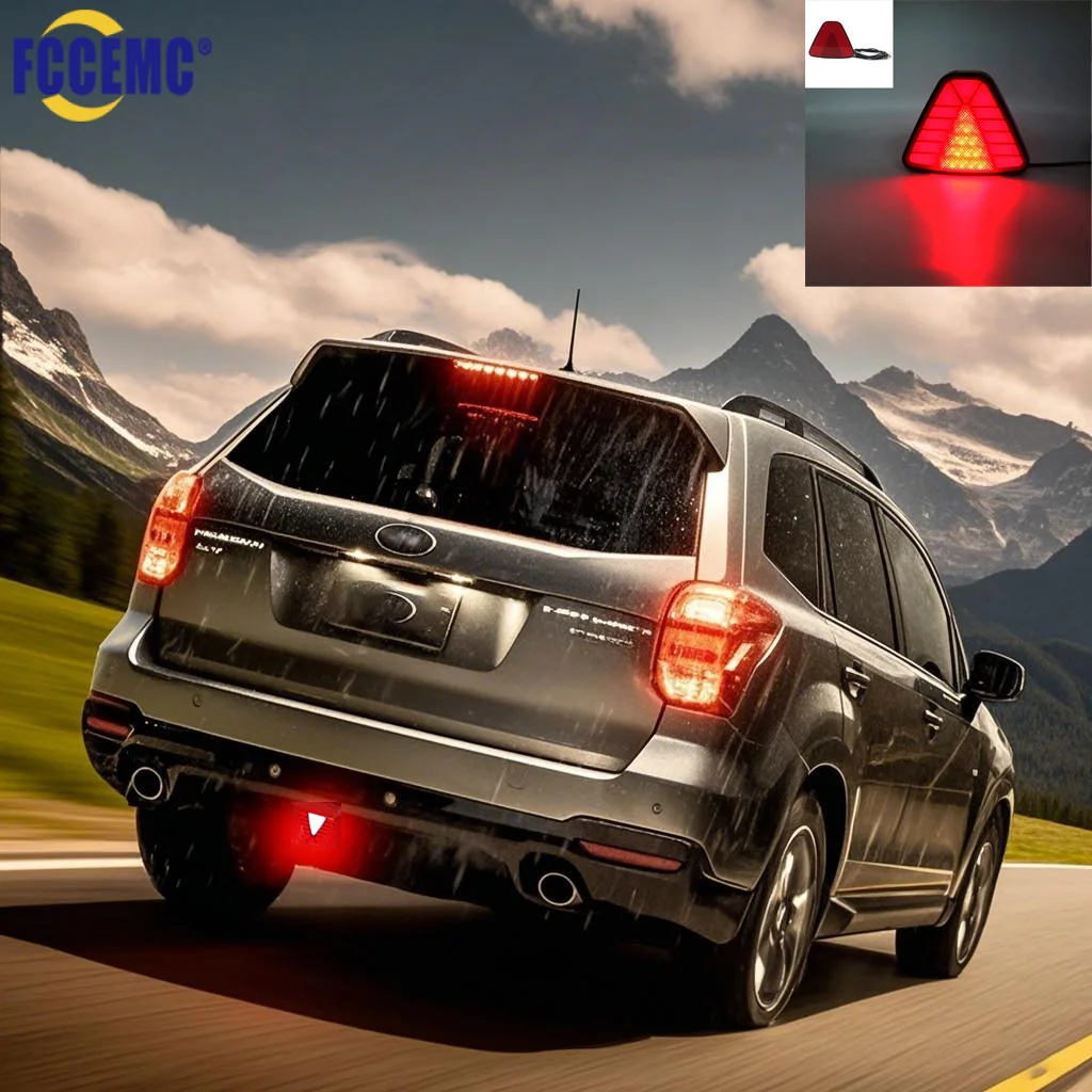 F1 Style Led Brake Pilot Light Rear Tail Flash Lights Auto Warning Reverse Stop Safety Signal Lamp 12V For Car Motorcycle