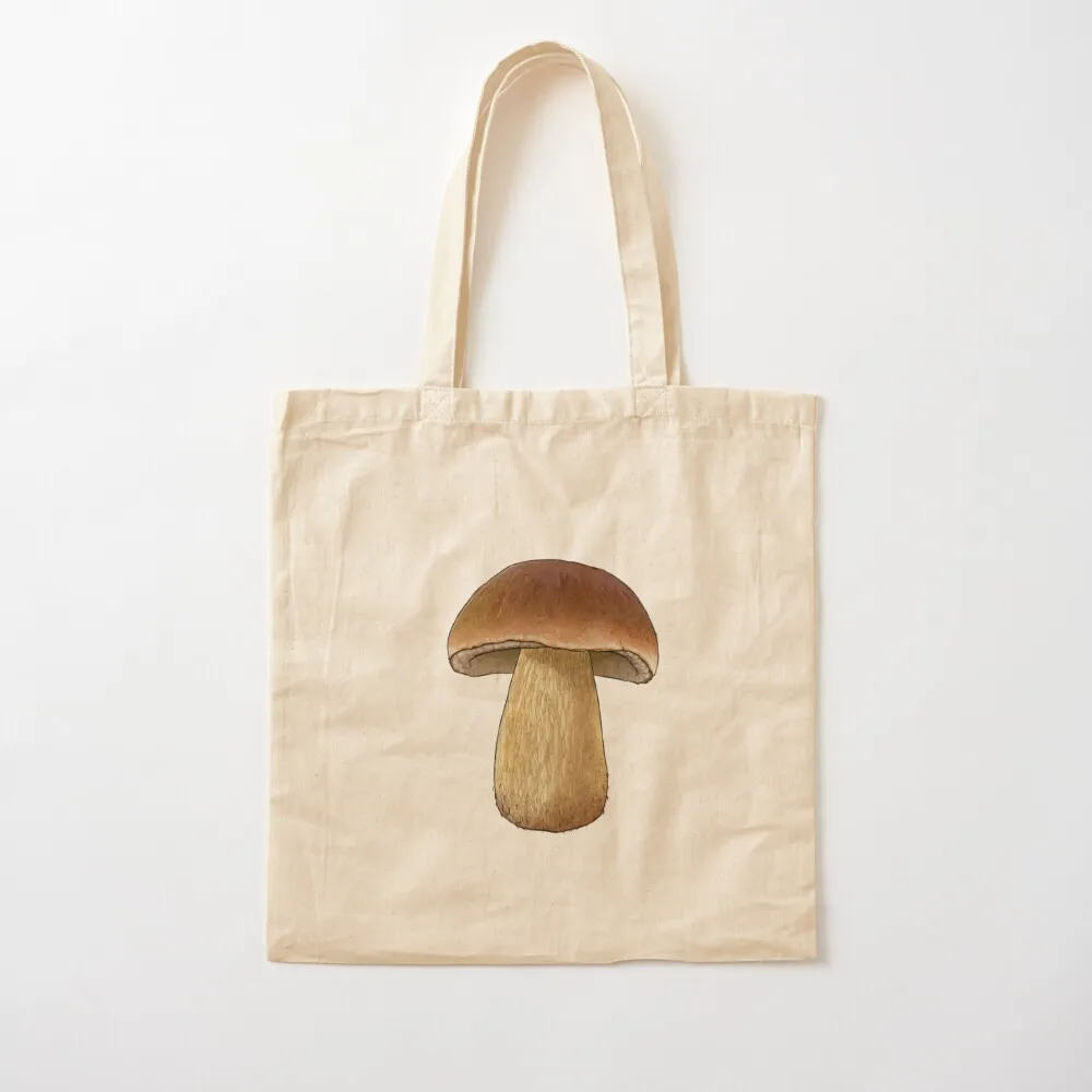 

Porcino Mushroom Tote Bag Shopper handbag Cloth bag reusable grocery bags shopper bag women