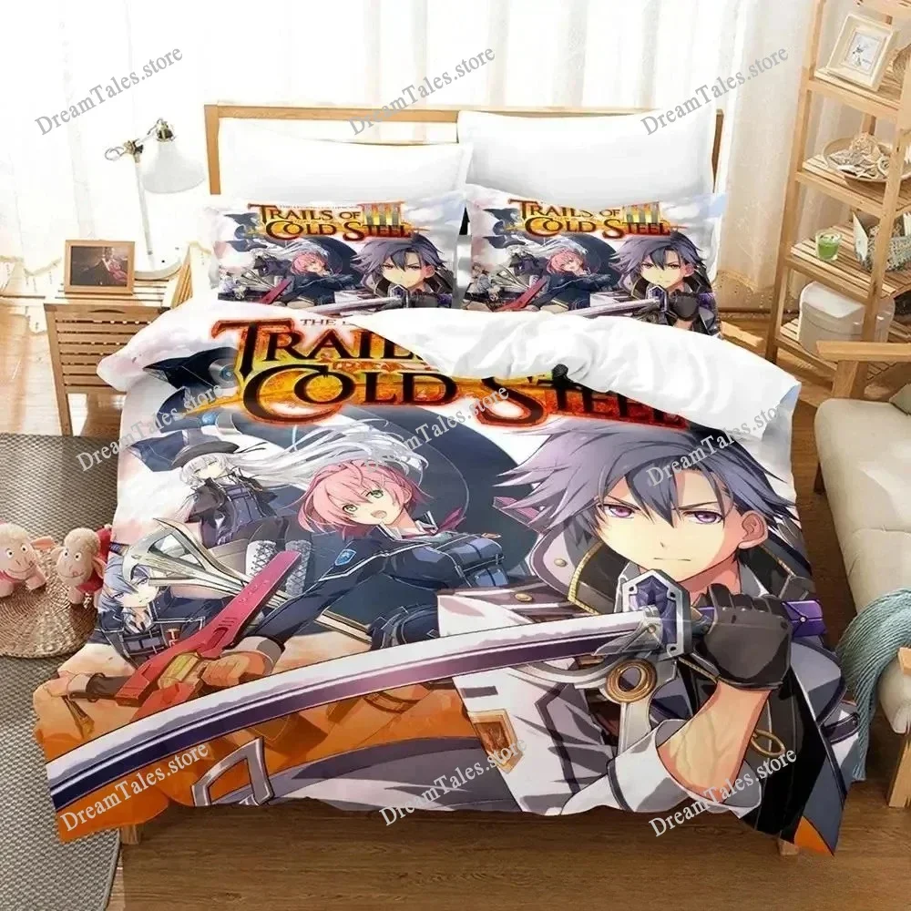 Bedding Set The Legend of Heroes Trails of Cold Steel Single Twin Full Queen King Size Bed Set Adult Kid Bedroom Duvet Cover