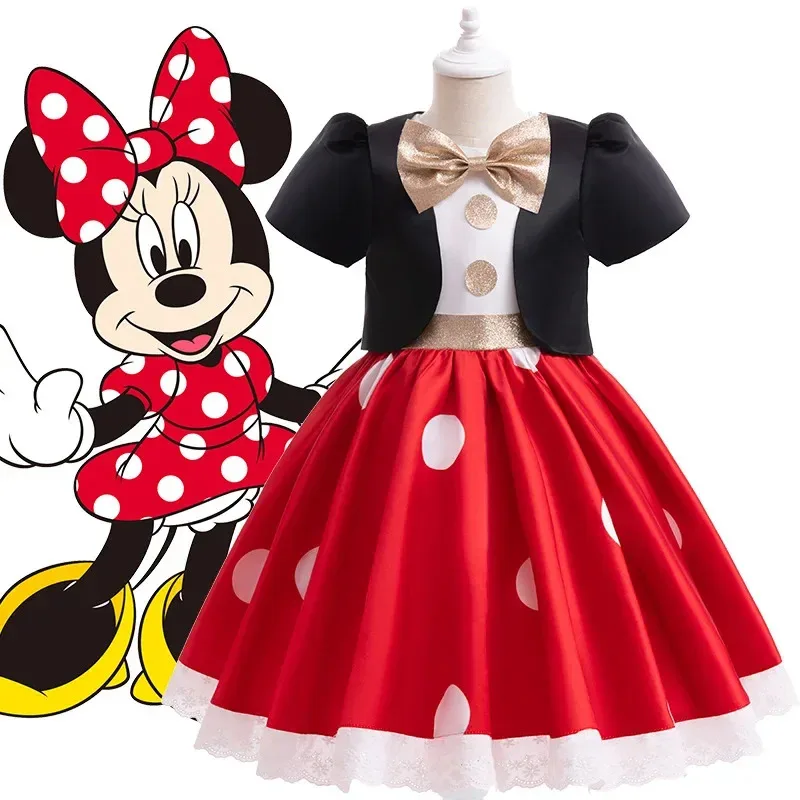 Child Dress Fantasy Girl Halloween Carnival Party cosplay Minnie Princess Dresses Birthday Ball Performance Costumes Gift