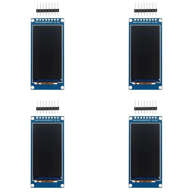 

A99E-4Pcs 1.9Inch IPS Full Angle TFT Display Screen LCD Screen Color Display Module SPI Serial Port High-Definition170x320