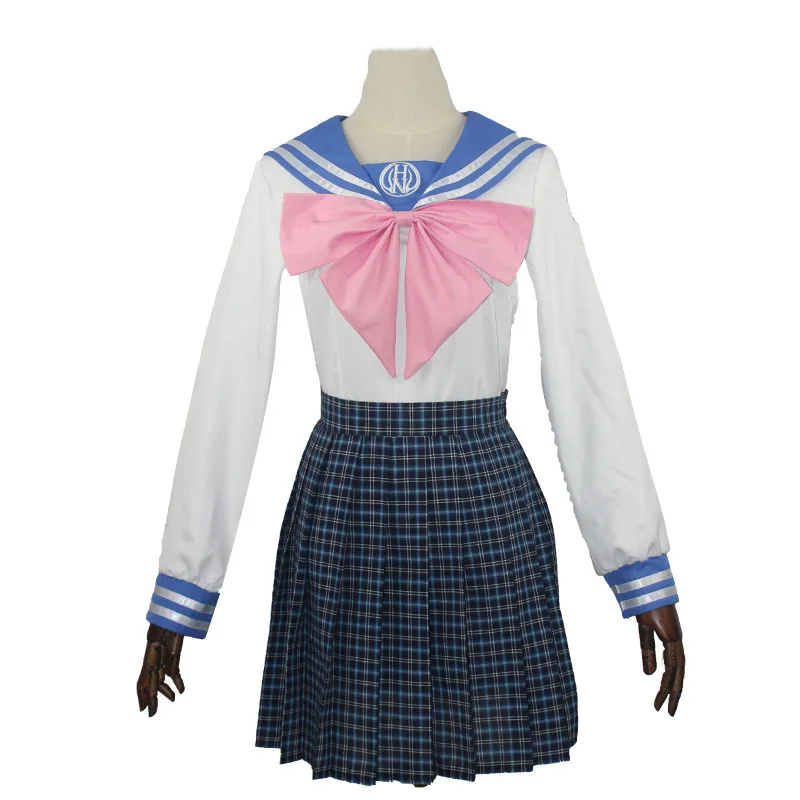 

Anime Danganronpa Maizono Sayaka Cosplay Costume School Girl JK Dress Uniform Women Skirt Set Halloween Party Carnival Suit