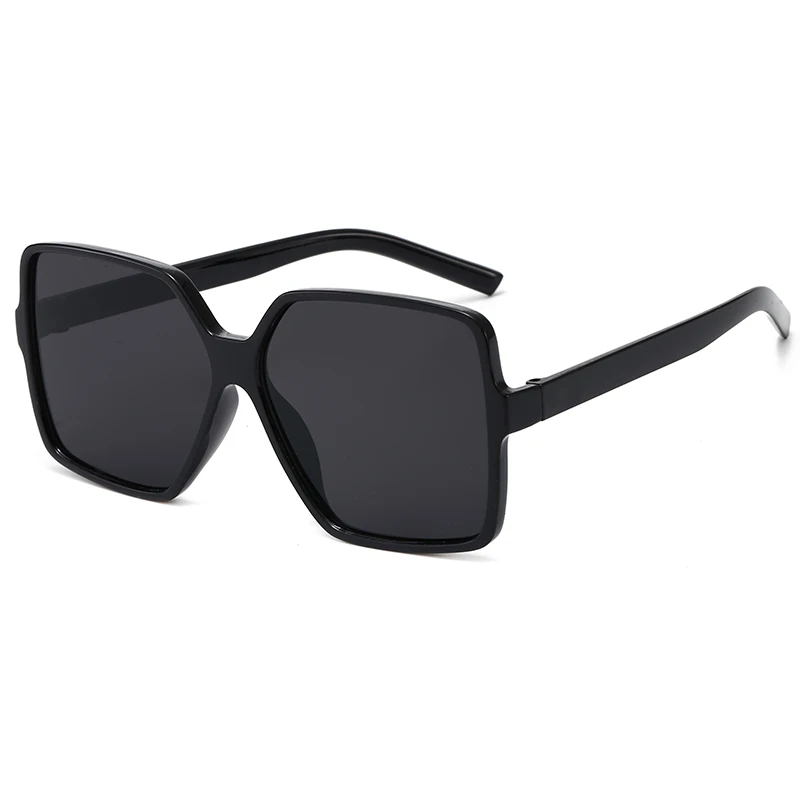 New Fashionable Oversized Square Sunglasses For Men And Women UV Resistant Glasses Retro Large Frame Sunglasses Retro Sunglasses