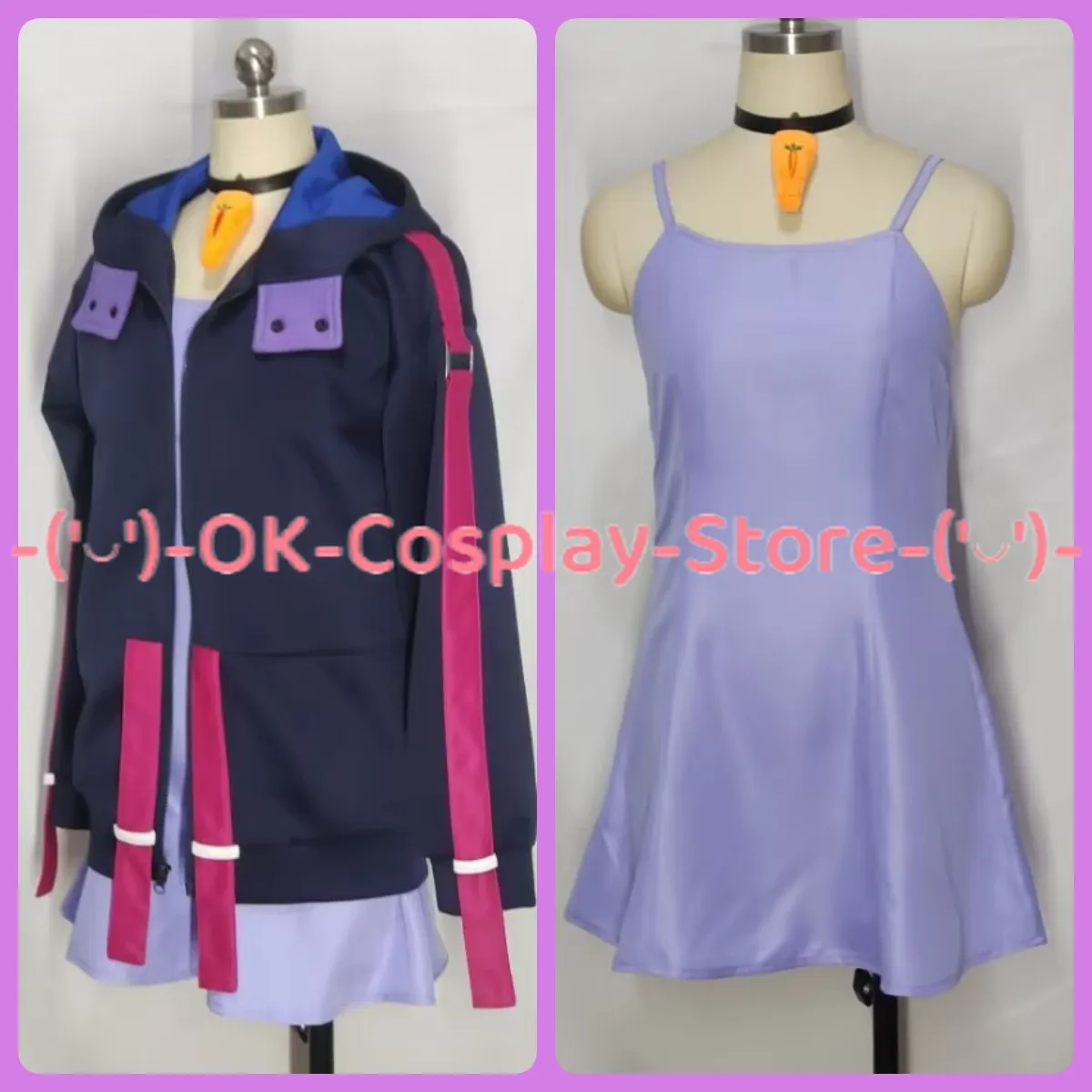 Otsusaka Shion Cosplay Costume Women Cute Party Suit Coat Dress Anime Clothing Halloween Carnival Uniforms Custom Made