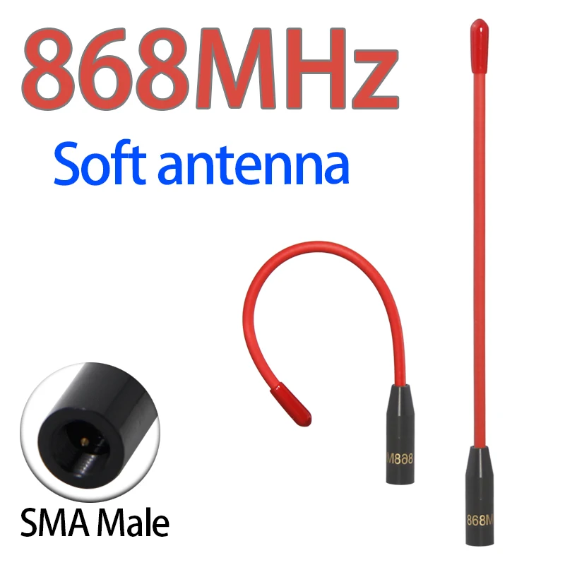هوائي LoRa 868 ميجا هرتز 863-870 ميجا هرتز 869 ميجا هرتز SMA موصل للوحة Meshtastic ESP32 Lora32u4 II إنترنت واي فاي انتينا منخفضة VSWR #5