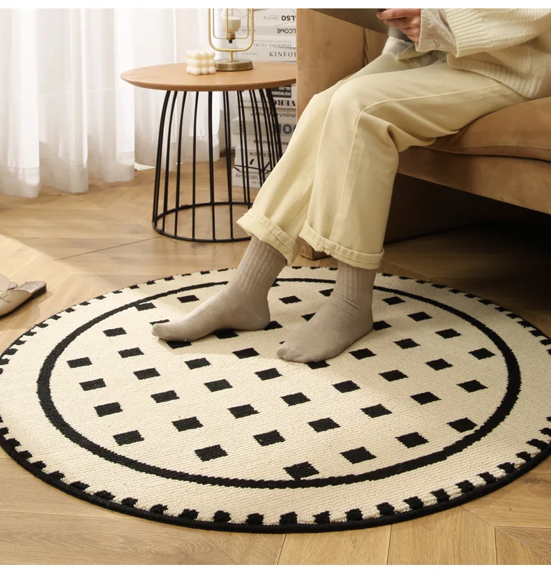 

Medieval Round Carpet Household Coffee Table Mat Bedroom Bedside Blanket rugs for bedroom carpets for living room decoracion