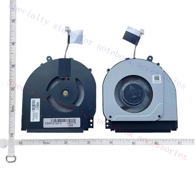 New Laptop CPU Cooling Fan For HP Pavilion X360 14-DH 14M-DH 15-DQ 14-DH1036 1035 1037 TPN-W139 W140 DQ0953 DQ1052