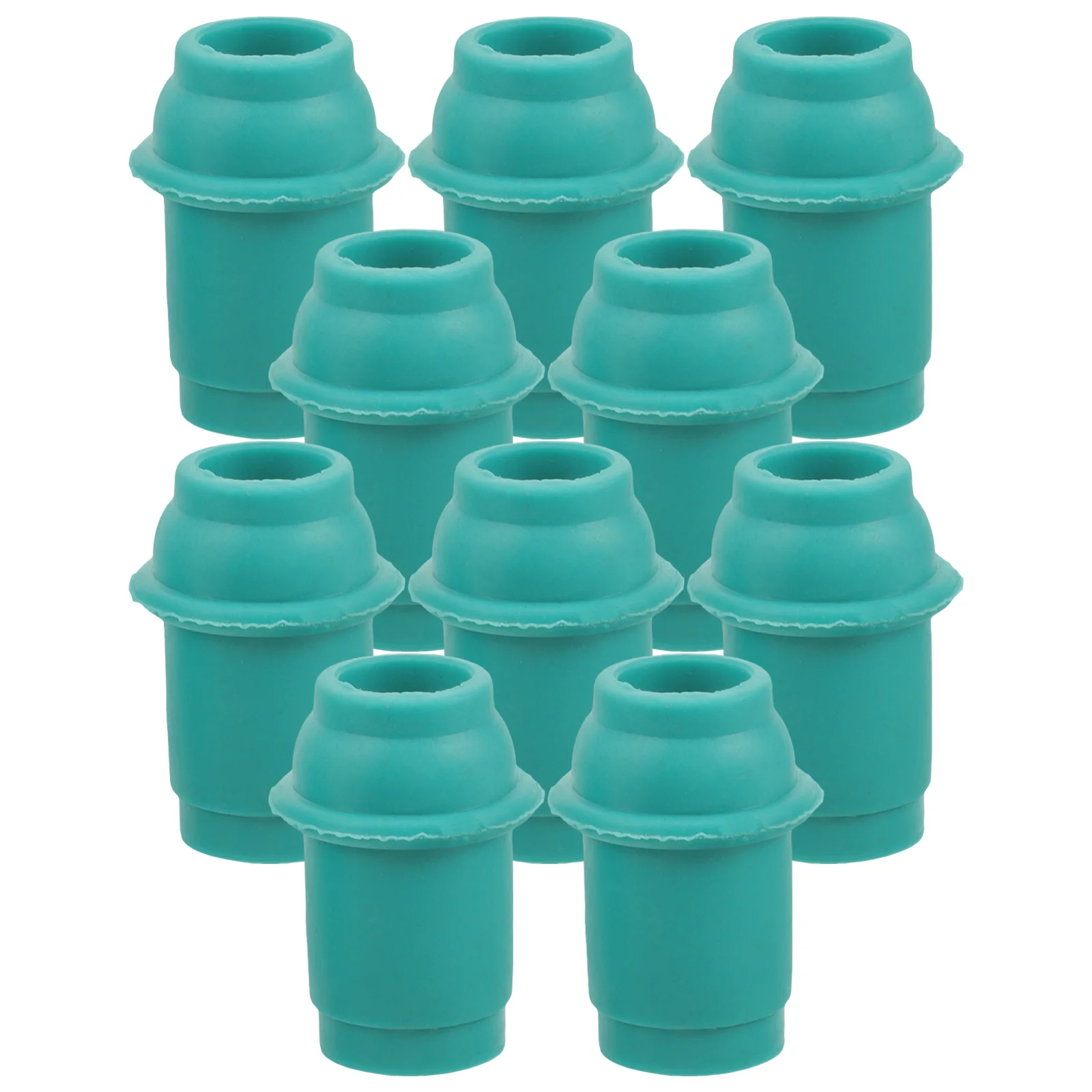 10 Pcs Cups Cupping Connector Device Connectors Pump Nozzle Tips for Replacement Substitute Hand Parts Green