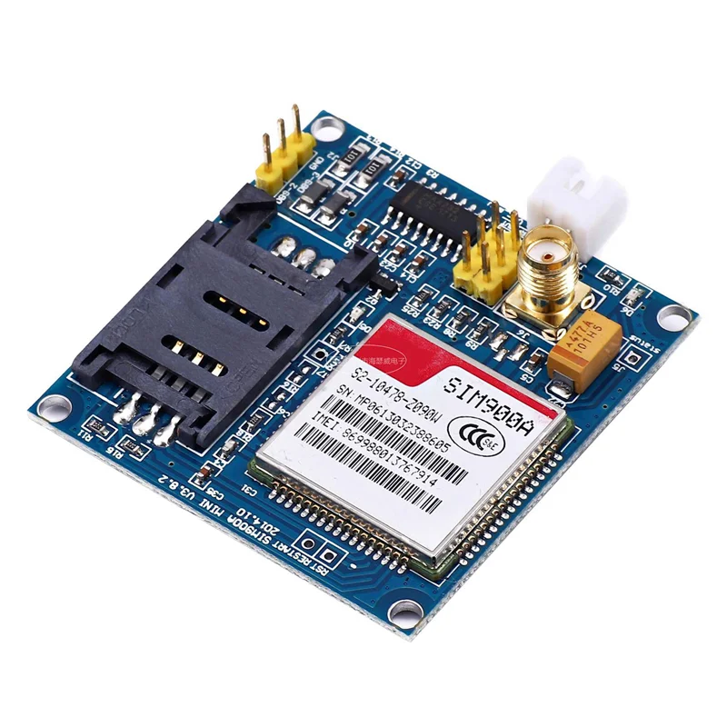 

ZIZI 3X Sim900a Мини-модуль беспроводной передачи данных / SMS / макетная плата / GSM / GPRS / комплект платы STM32
