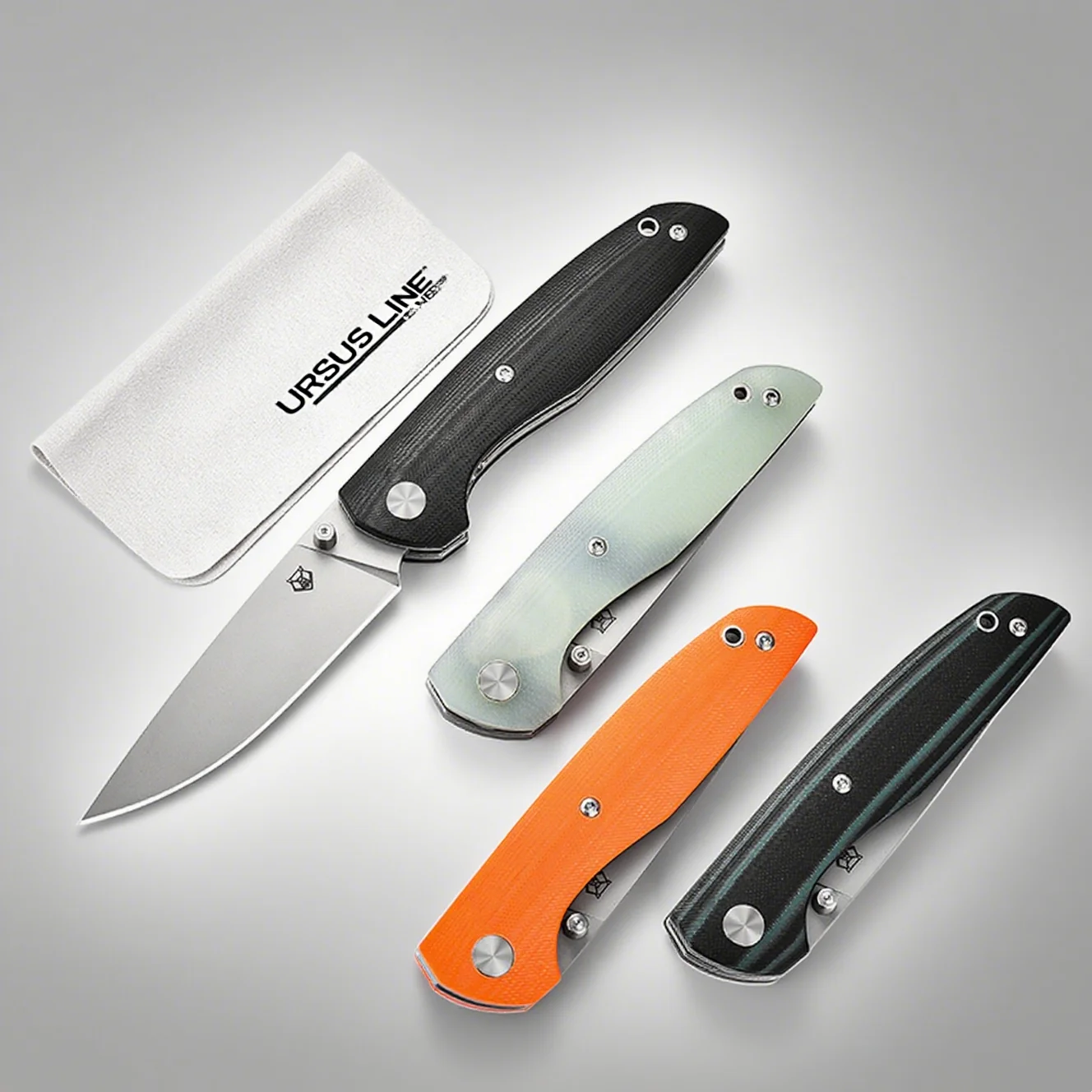 

Little Bear - Portable knife, G10 handle folding knife, High-hardness D2 steel, EDC exquisite and personalized sharp fruit knife