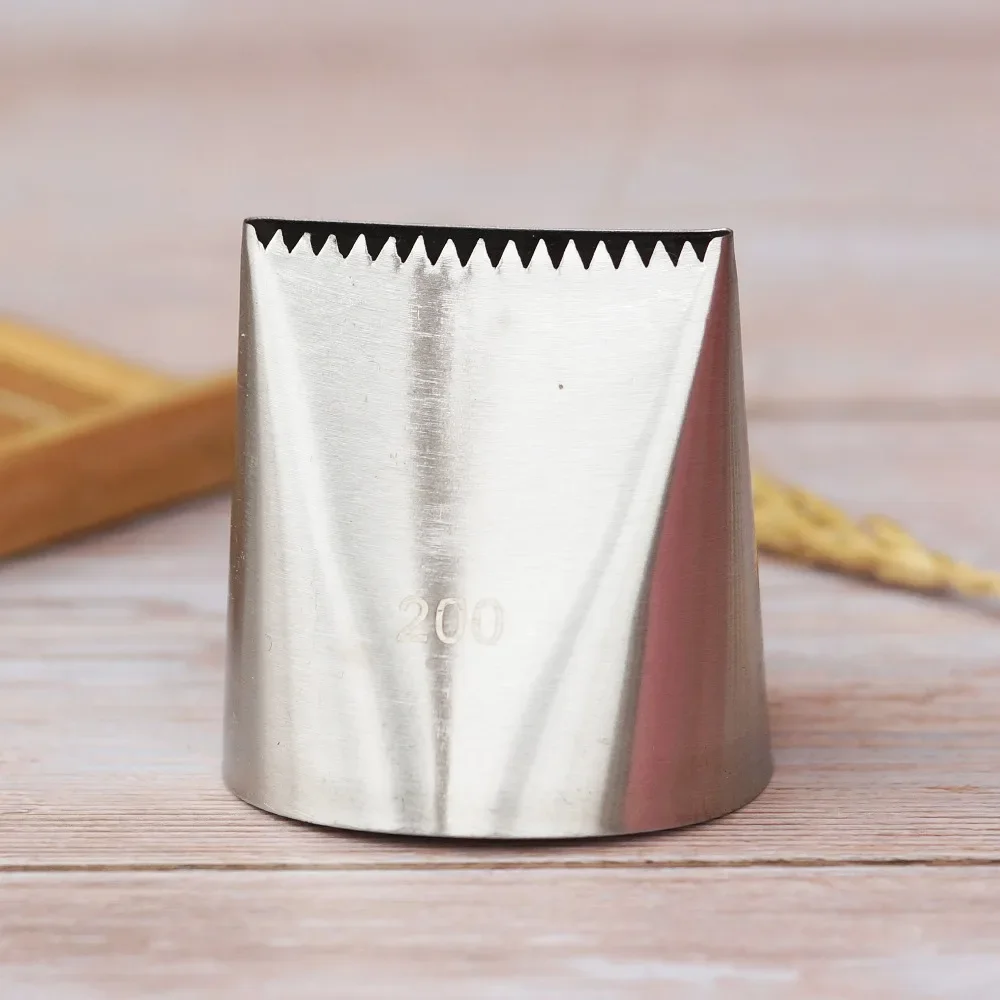 

#200 #201 #202Large Size Basketweave Piping Nozzle Basket Weave Cake Decorating Tip Nozzle Baking Tools Bakeware Icing Tips Mold