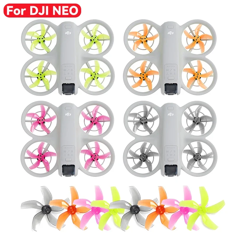 1/2 Pairs Propeller for DJI NEO Wing Replacement Props Blade Fans With Screwdrivers Spare Parts Quick Release Accessories