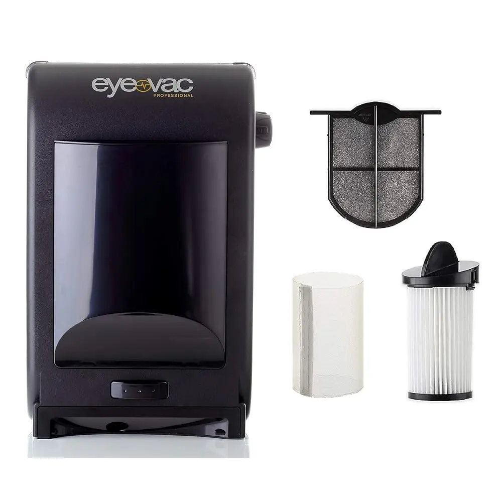 

Eyevac Evpro Tuxedo Bla Professional Touchl Vacuum Cleaner + Extra Reusable Exhaust + Extra Hepa Pre-Motor + Pre-Motor Flexible