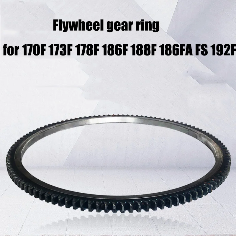 Air-cooled diesel engine flywheel ring gear fit for 170F 173F 178F 186F 188F 192F  Single cylinder motor parts