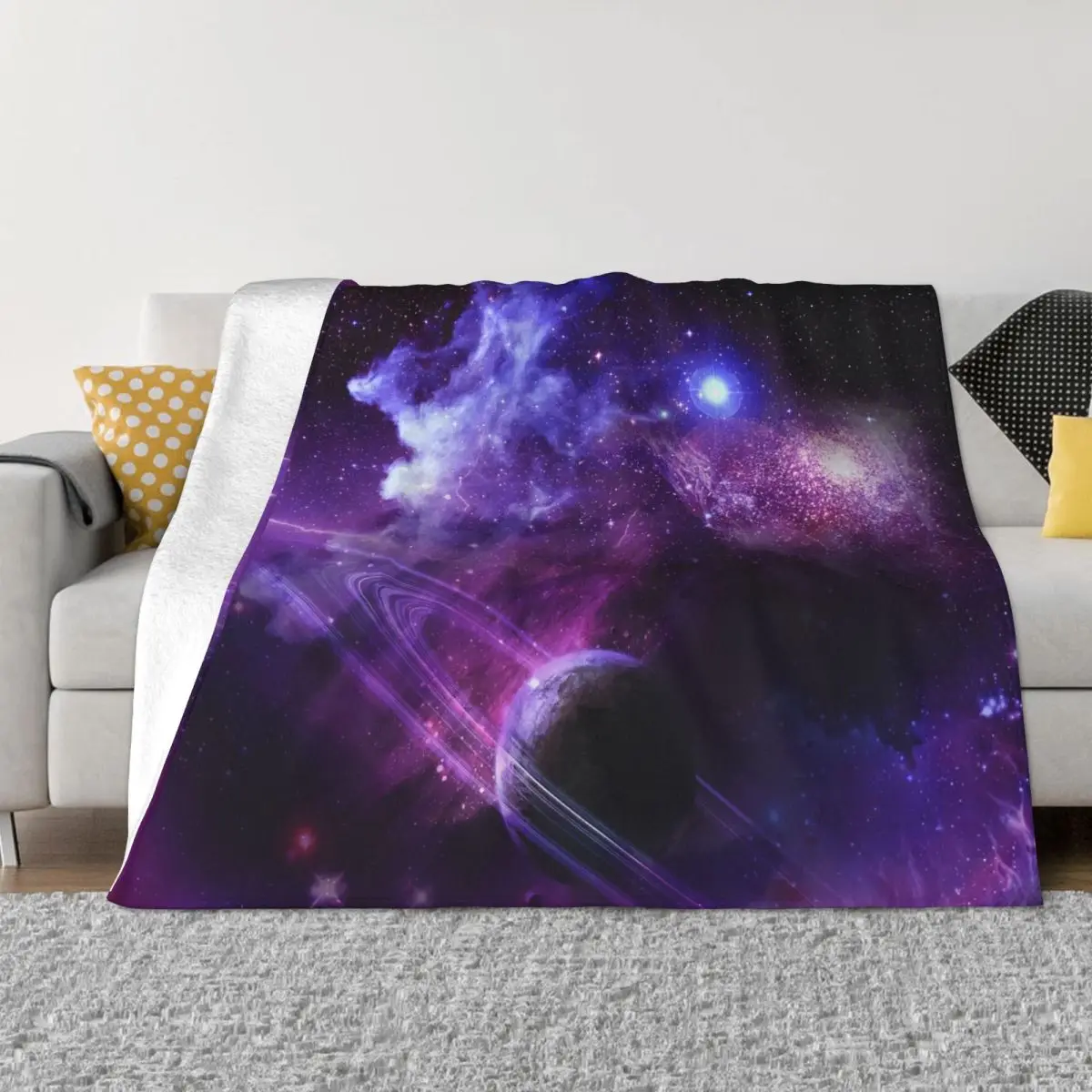 Vast Starry Sky Blanket For Bed Super Soft Micro Flannel Blanket Throw Gifts For Friend