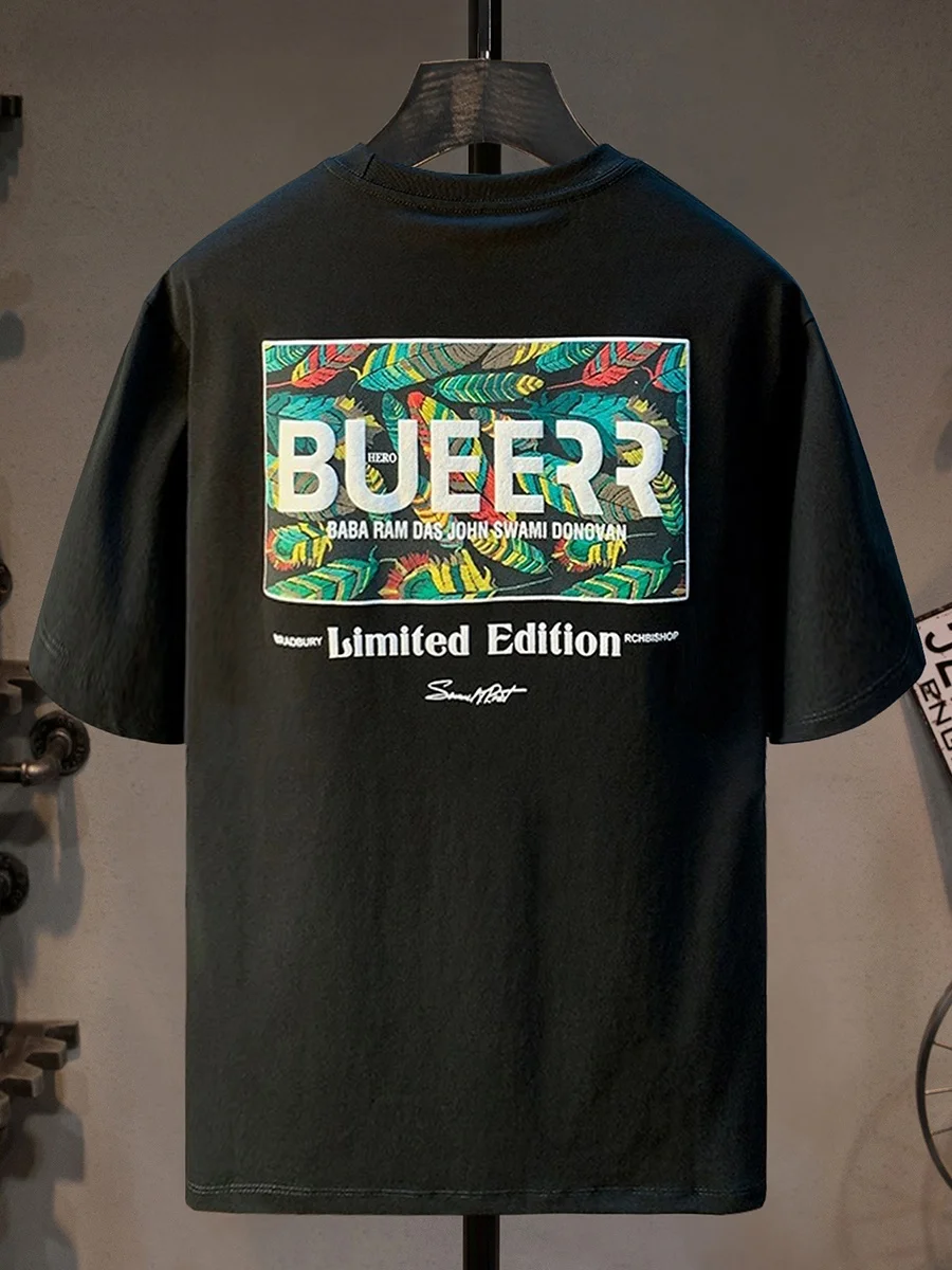 

Мужская футболка American Sle Haome High-End: летняя, повседневная, универсальная, молодежная, с модным принтом, с коротким рукавом