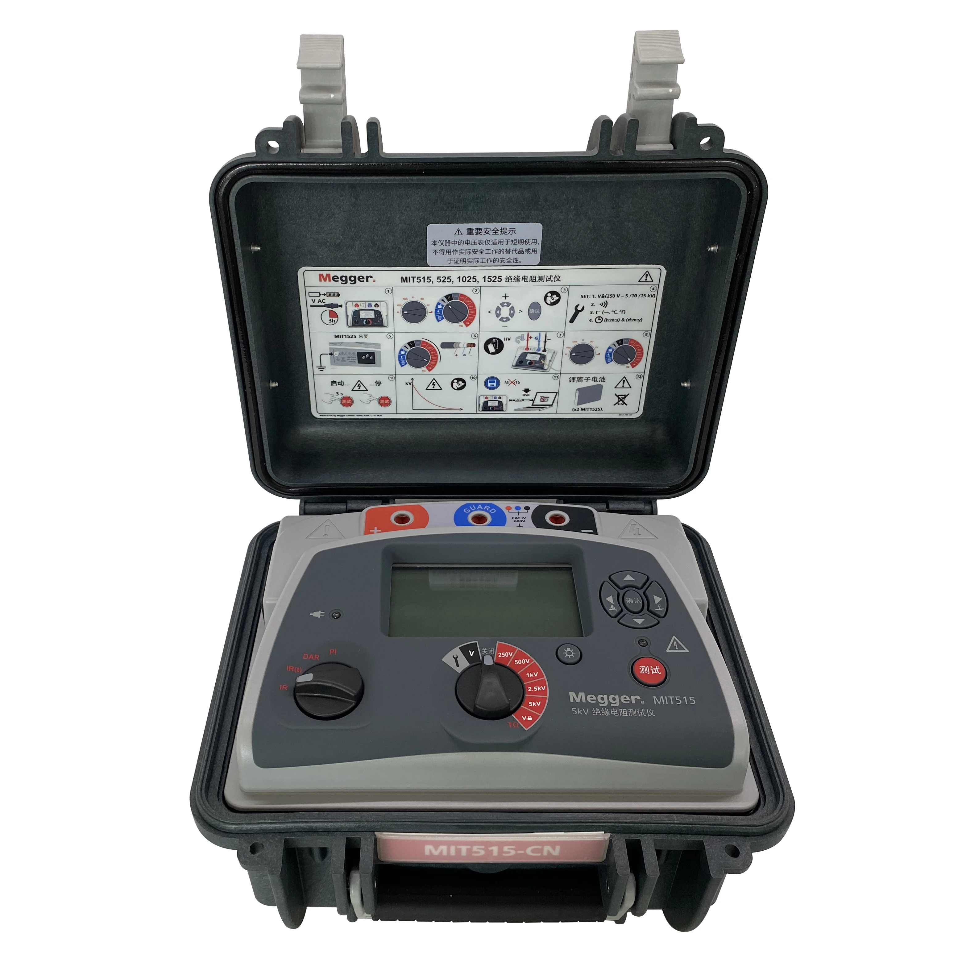 

Me-gger MIT-515 Lightning Protection & Earthing Insulation Resistance Tester