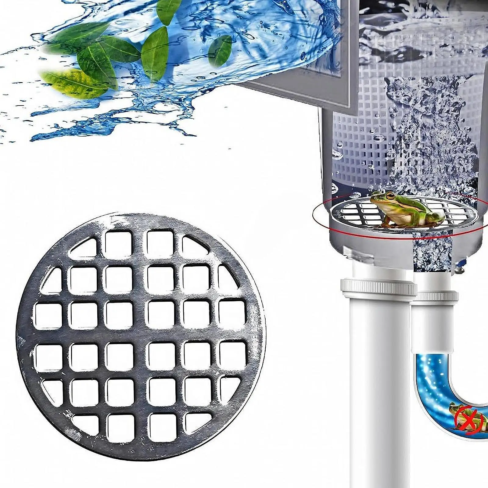 أداة صر سلة مقشدة قابلة لإعادة الاستخدام، فلتر صر سلة حمام السباحة المحمول