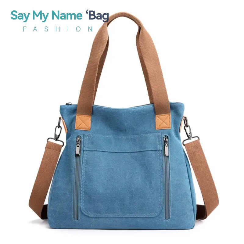  Women's Stylish And Functional Everyday Use Tote Bag Ladies Hand Bags Canvas Tote Bag Cross-border Large-capacity Canvas Bag