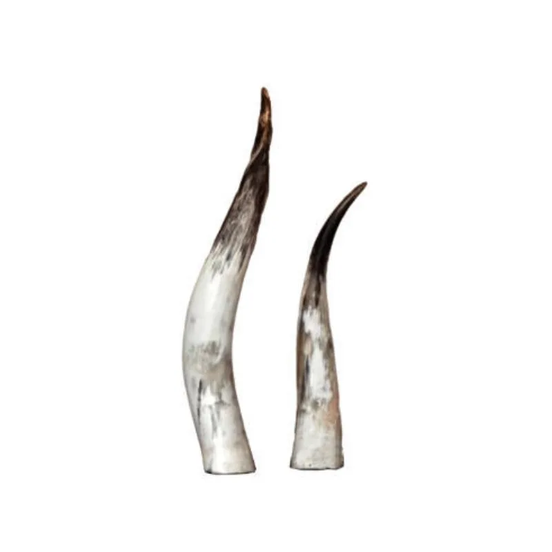 

Medieval wabi-sabi wind abstract natural horn ornament home jewelry study decoration