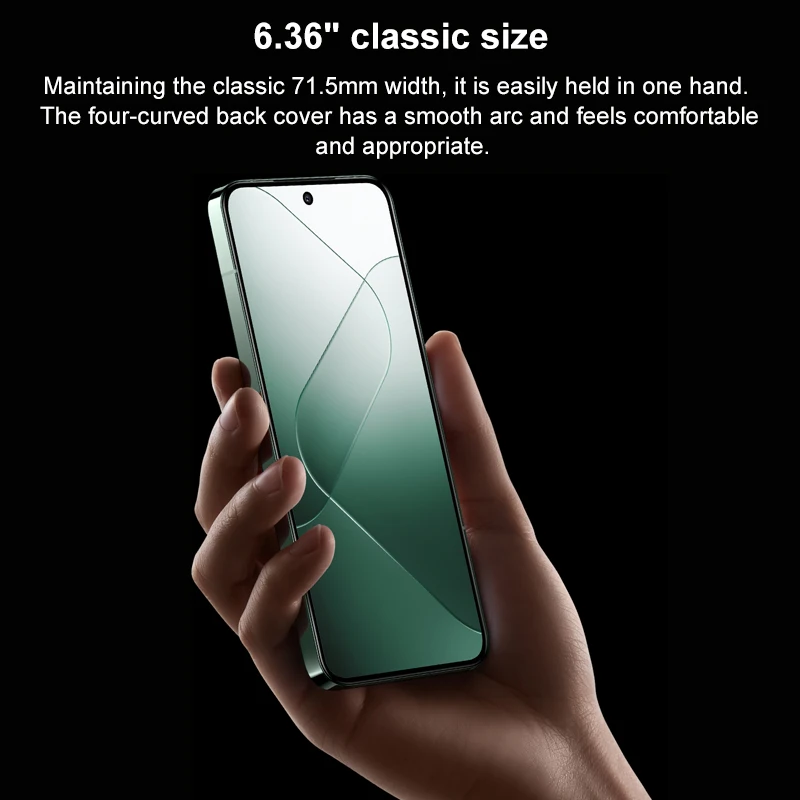 ROM العالمي Xiaomi 14 256GB/512GB Snapdragon 8 Gen 3 90W 4610mAh بطارية 6.36 "1.5K شاشة 50MP + 32MP كاميرا (مستعملة)