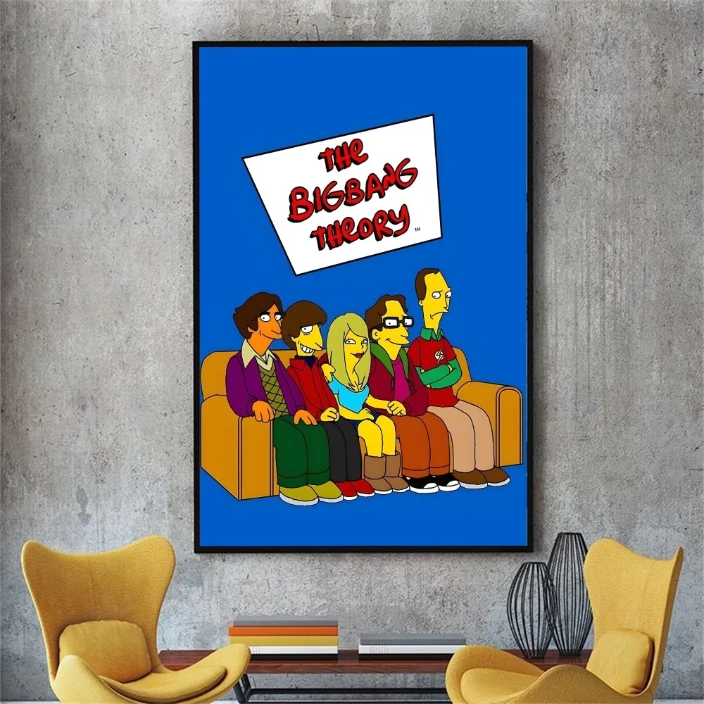 The Big Bang Theory Poster No Framed Poster Kraft Club Bar Paper Vintage Poster Wall Art Painting Bedroom Study Stickers