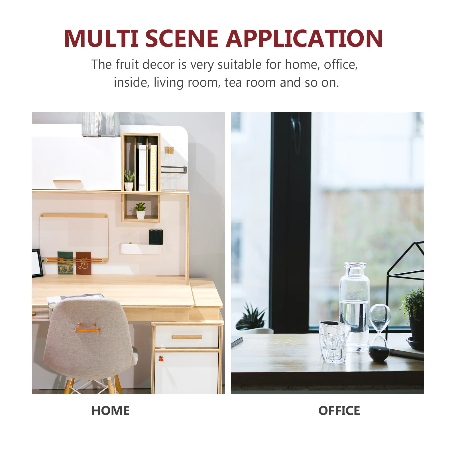 

Exquisite Resin Discoloring Tea Pet Fruit Decoration Unique Desktop Decor Stable Smooth Bottom Home Office Tea Table Accessory