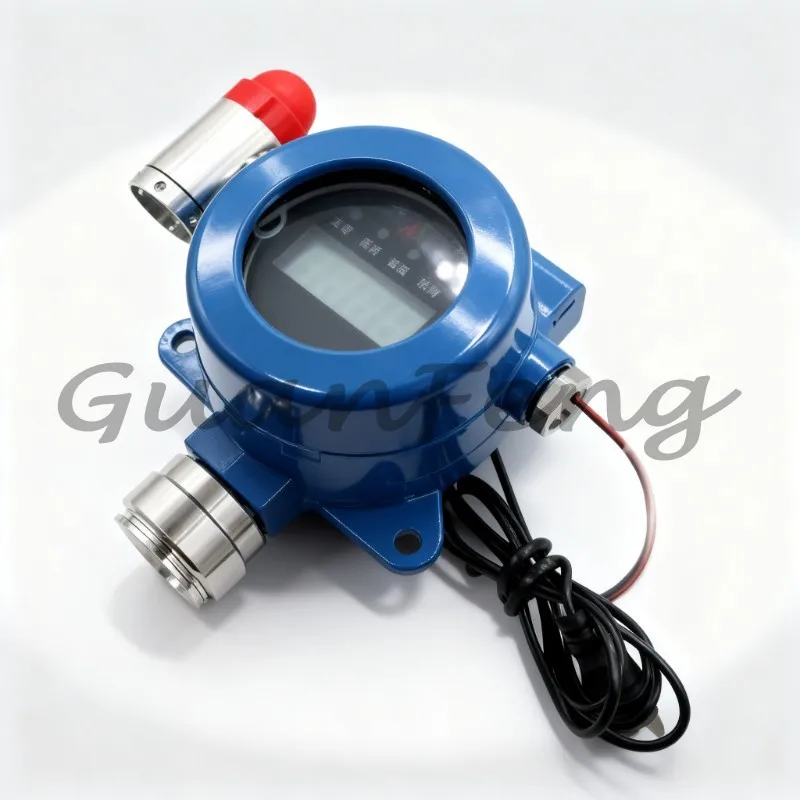 Stationary O2 Gas Detector Analyzer, 0‑100%  25%  30%VOL Oxygen Sensor with 4‑20mA RS485 Communication