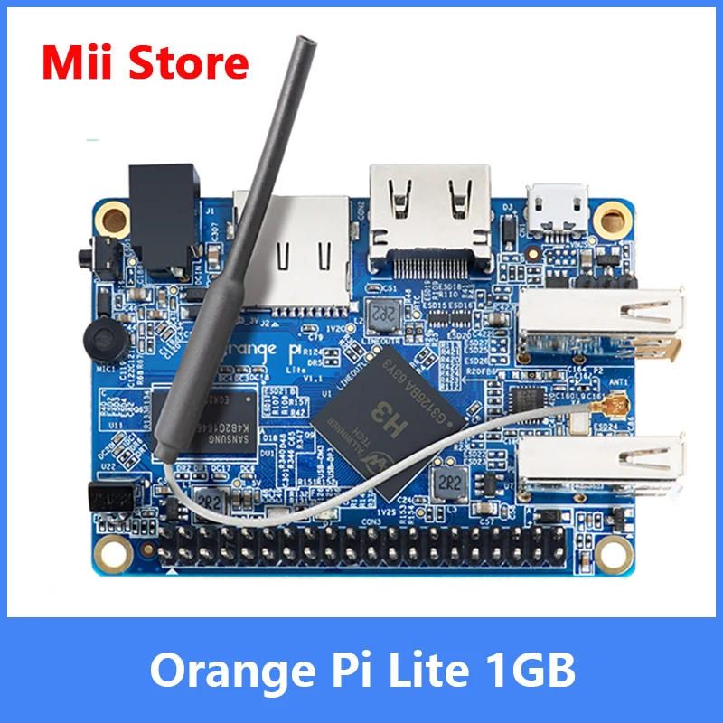 

Orange Pi Lite 1 ГБ с одноплатным компьютером с открытым исходным кодом Allwinner H3 SoC, Поддержка Android 4,4, Ubuntu, Debian Image