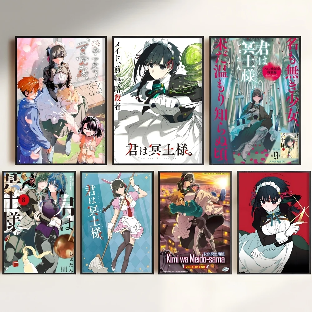 Anime You Are Ms. Servant Painting Calligraphy Wall Art HD Canvas Oil Painting Posters Prints Home Bedroom Decor Gift