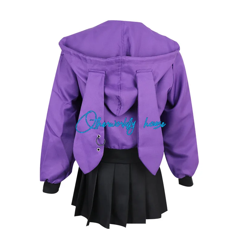 Fate/Apocrypha Astolfo Cosplay Costume Women Men Daily Purple Black Sports Wear Halloween Role Play Lovely Wig Coat Skirt Suit