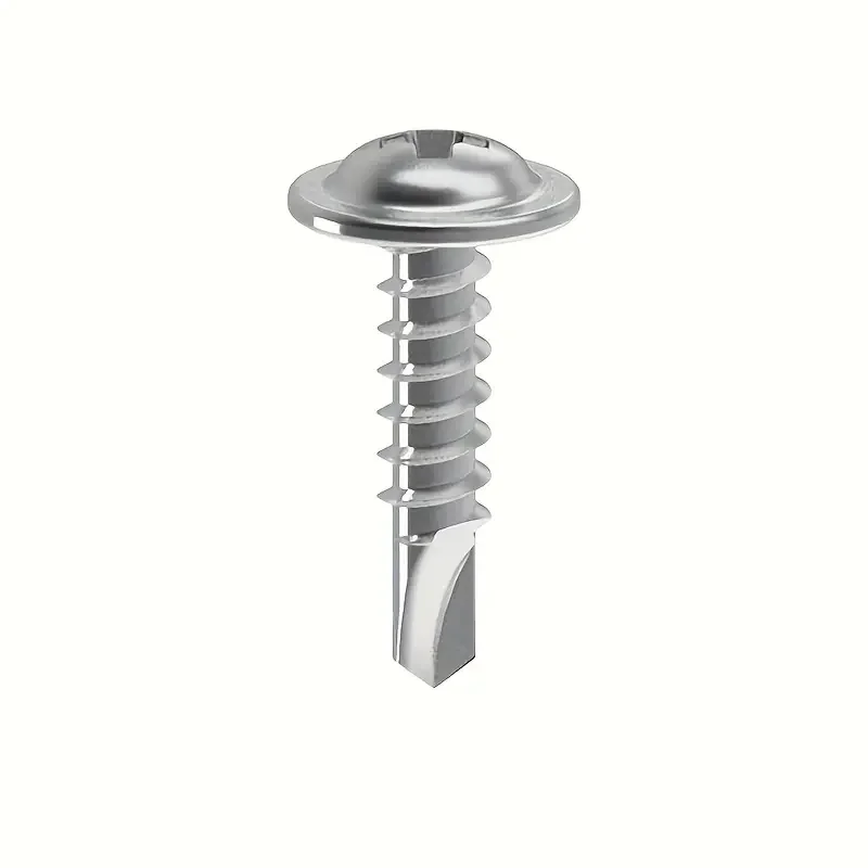 100pcs Round Head With Middle Self Tapping Screws Cross Plate Head Screws With Pad For Warsaw Drill Tail Dovetai