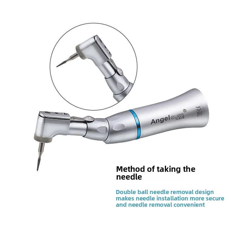 New Titanium Alloy Dental Low Speed Handpiece, Internal Water Low Speed Contra Angle Handpiece