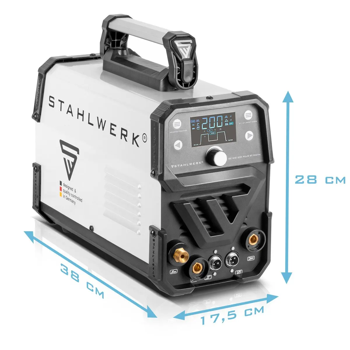 آلة لحام Stahlwerk TIG200P DC TIG، MMA، Pulse 3in1 ماكينة لحام محمولة متعددة الوظائف #4