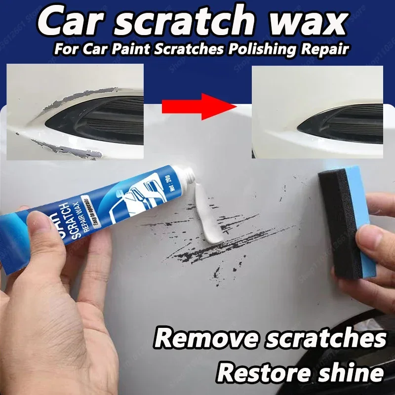 Auto-Kratzer-Entferner-Polierpaste für Autos, LKWs, SUVs, Karosseriefarbe, Reparatur, Restaurator, sanfte Pflege, Sanierung