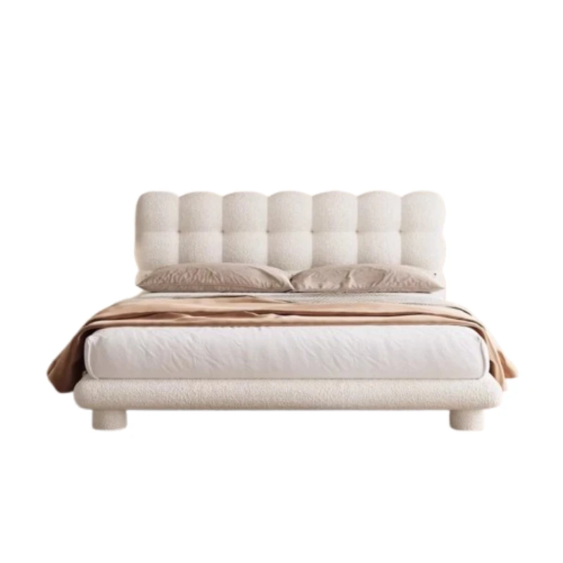 

Master Bedroom Cama De Casal Bedroom Furniture Design Confortable Bed Princess Fashionable American Style Simple Bed Apartment