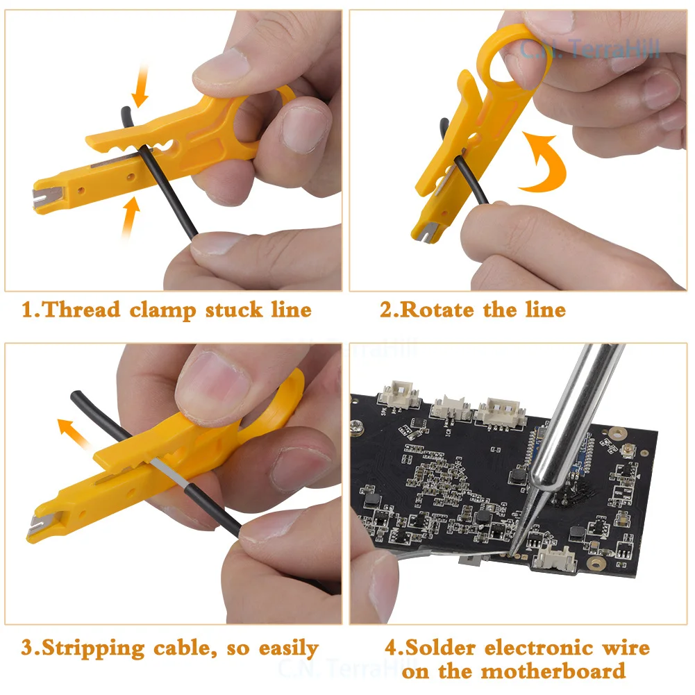 Electric Soldering Iron Kit wi - Diy Electronics Repair Kit ulasan dan harga