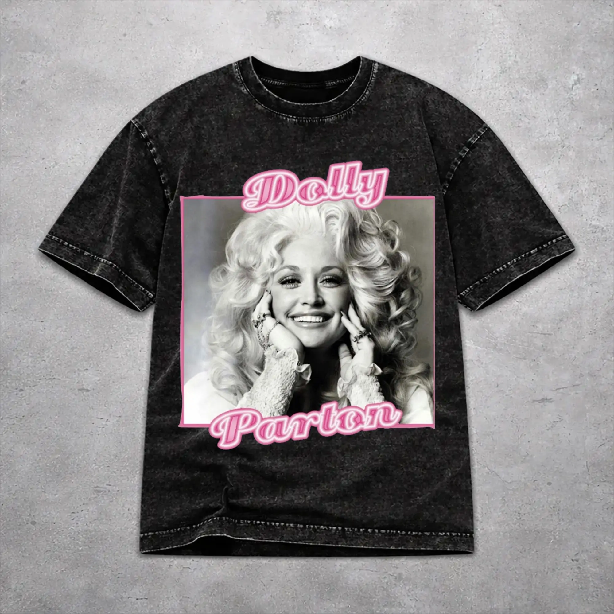 Retro Women Men RIP Dolly Parton Tee Shirt Oversize Washed  T Shirts Clothing