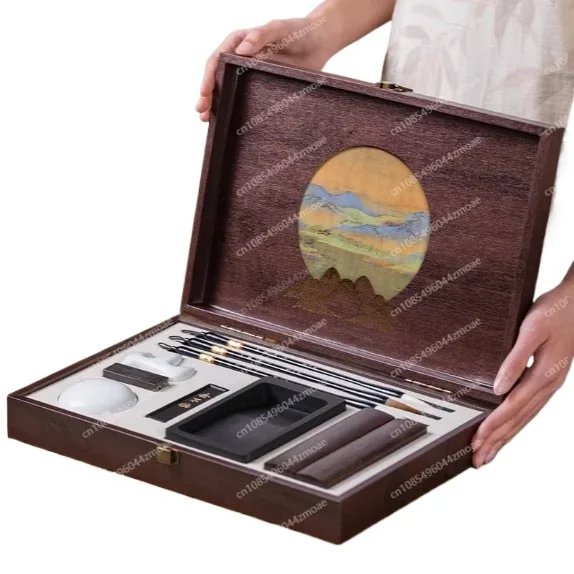 Thousand Miles of Jiangshan Study Four Treasures Set – Beginner’s Tool for Calligraphy & Chinese Painting