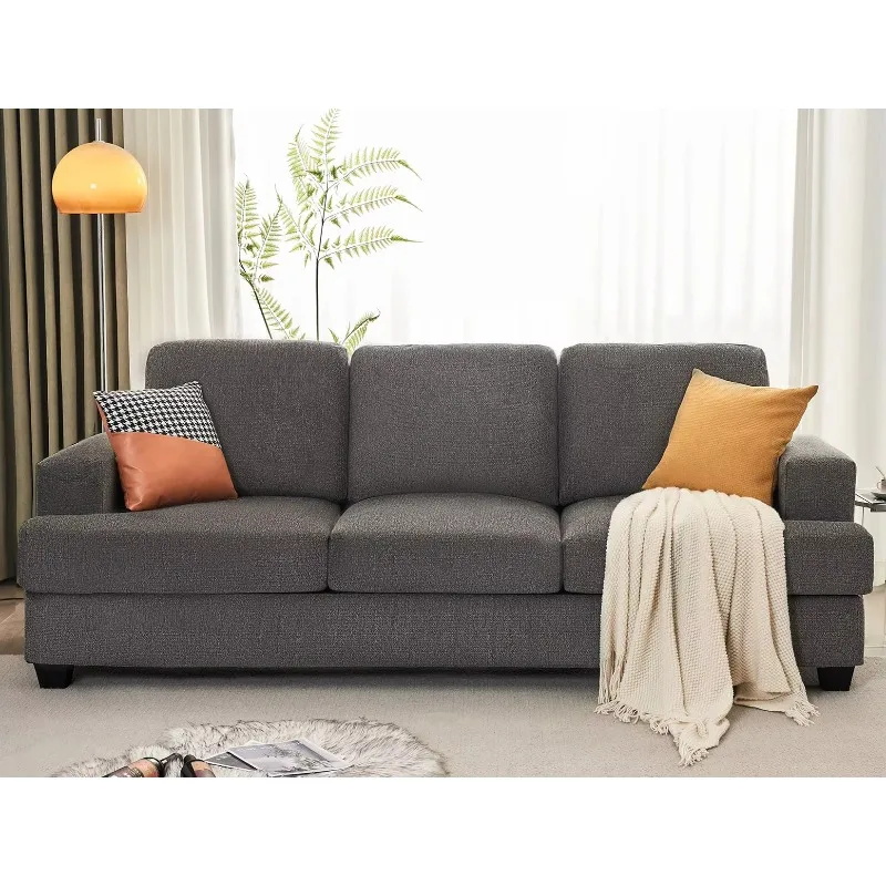 Sans Modern Modular Square Inflatable Triple Sofa Set for Small Living Rooms