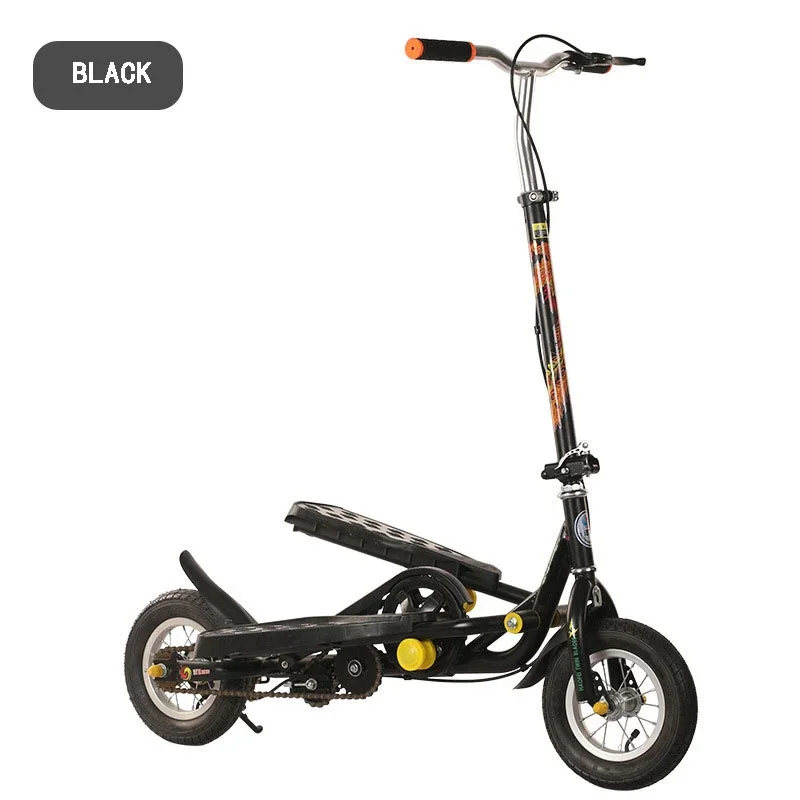 Folding Leisure Fitness Two-wheeled Walking Balance Scooter Pedal Scooter Bi-wing Bicycle Outdoor Fitness Equipment Exercise SJ