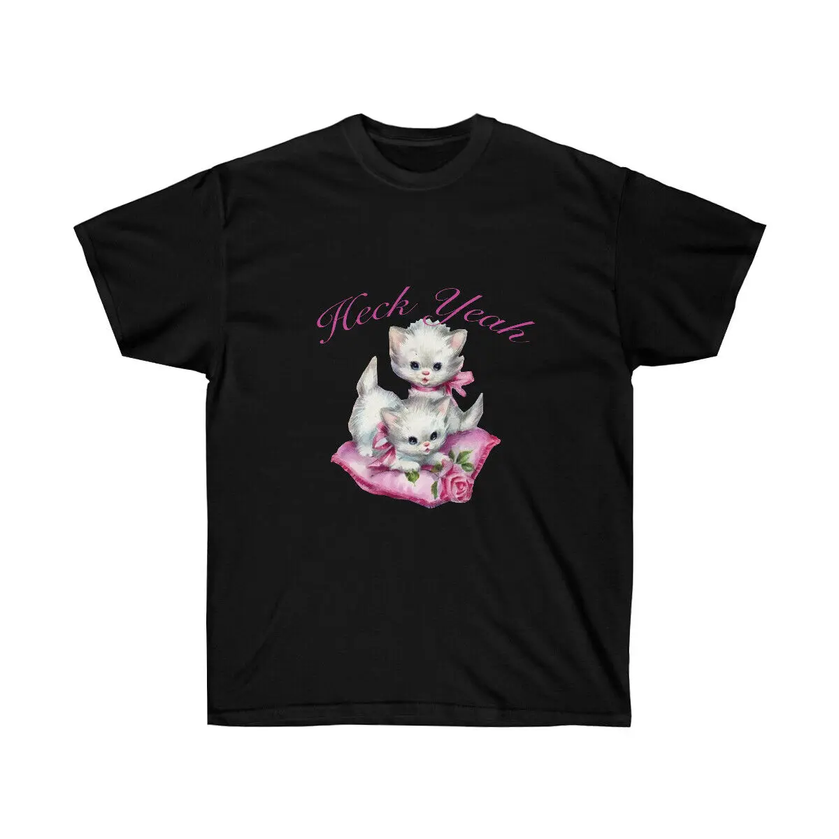 Heck Yeah Kittens Kidcore Kawaii Tshirt