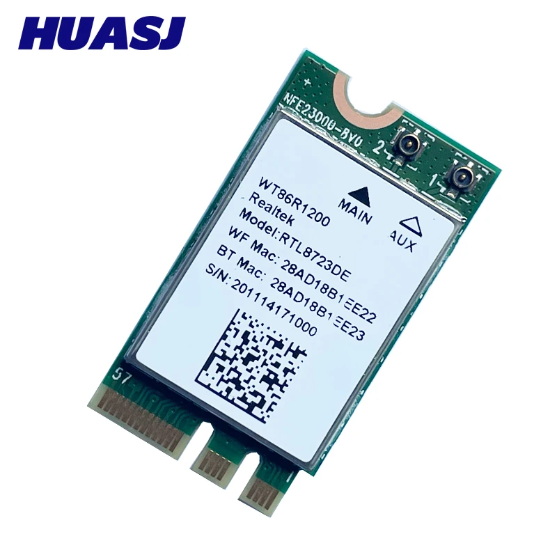 RTL8723DE 802.11B/G/N 2.4G WIFI Module M.2 BT4.0 For Laptop